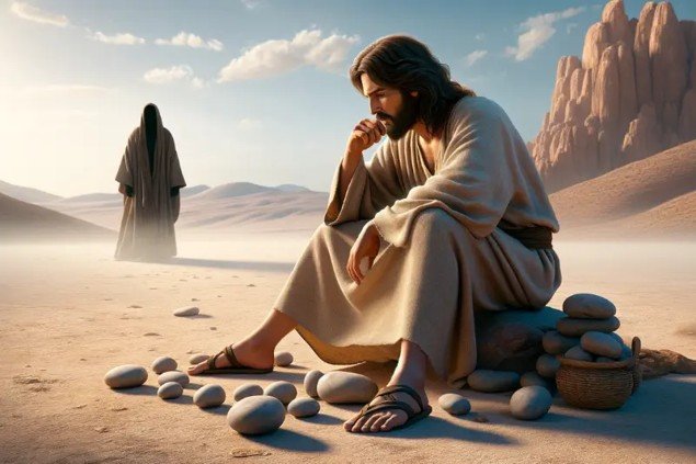 The temptation of Jesus