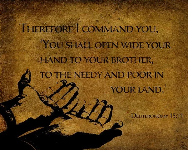 Open wide your hand and provide to others