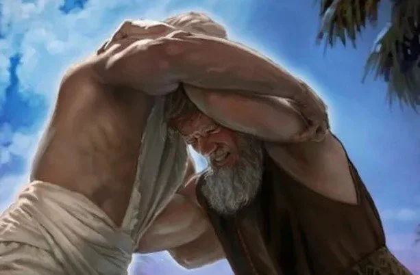 Jacob wrestles with the Lord and meets with Esau