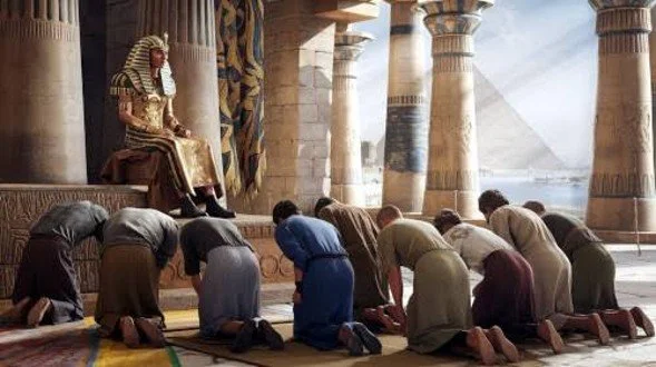 Joseph tests his brothers during the famine