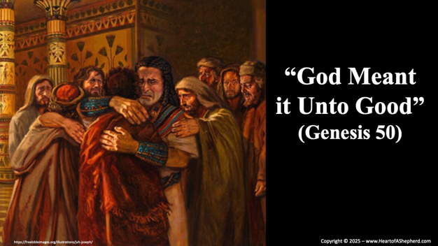 Joseph concludes his earthly journey