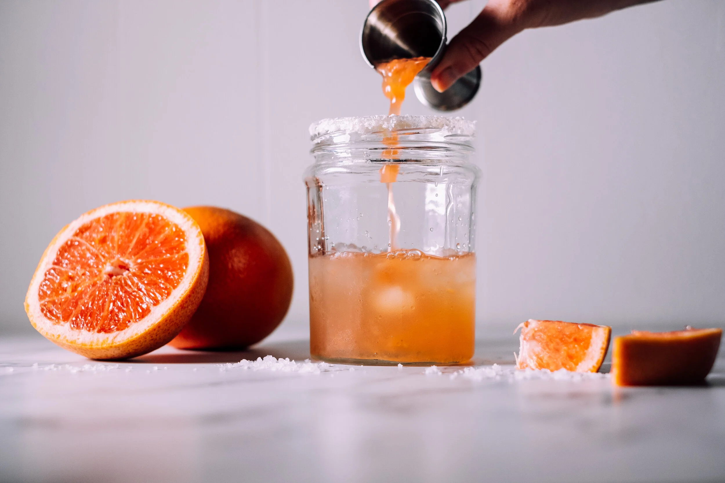 A 250ml bottle of fresh orange juice contains nearly 22grams of sugar, with zero fibre content! 