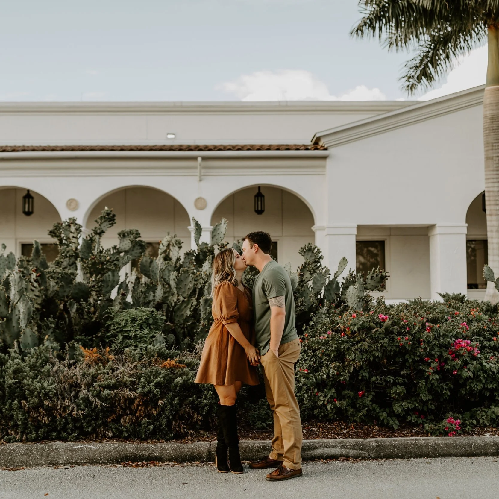 Chelsea + Logan / Naples Library Engagement Session 