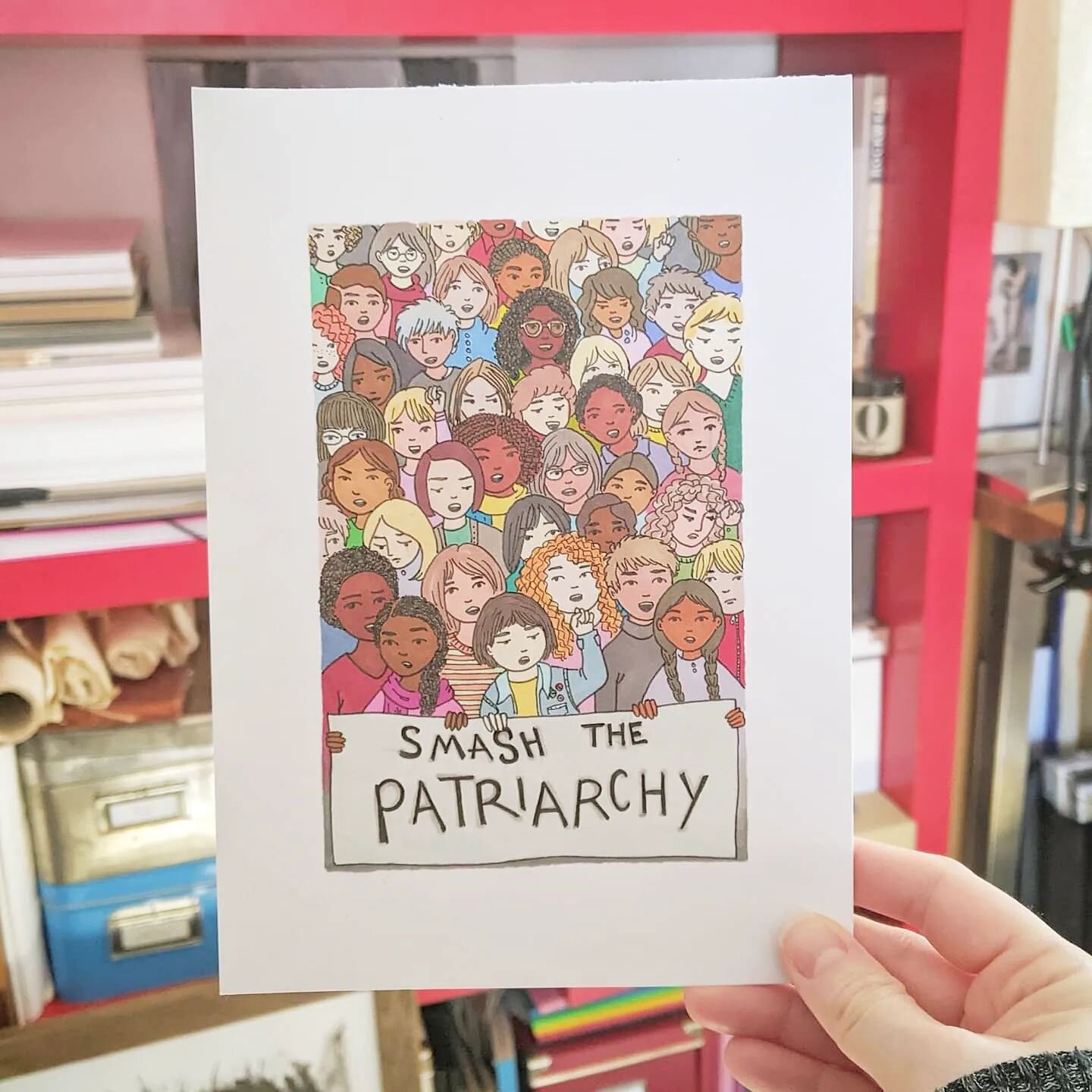 #smashthepatriarchy ✊
.
.
.
.
.
.
.
#journeedesdroitsdesfemmes
#womenempowerment #artist #womenrightsarehumanrights #womanartist #futureisfemale #artwork #art #illustration #illustratrice #illustagram #artgram #girlpower #illustrator #handdrawn #draw