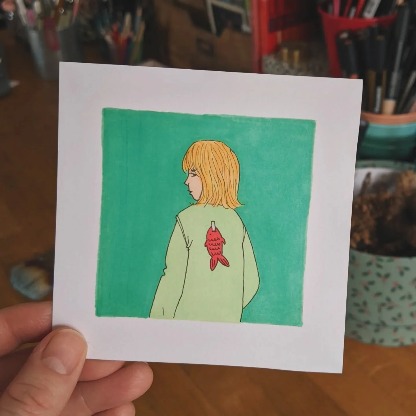 digging through old drawings and found this little #AprilFoolsDay ✨