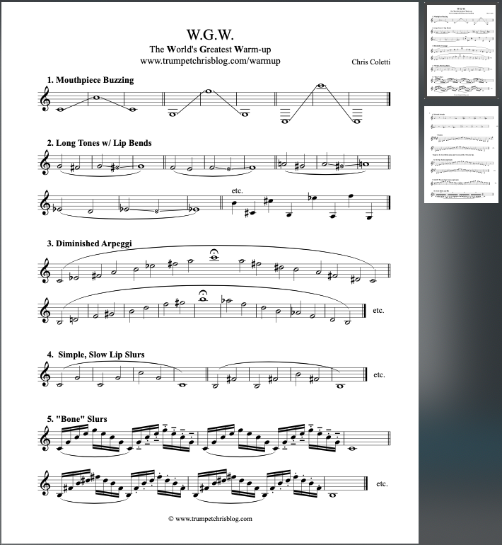 Trumpet Warmup - The #1 Practice Tool for Trumpet Players