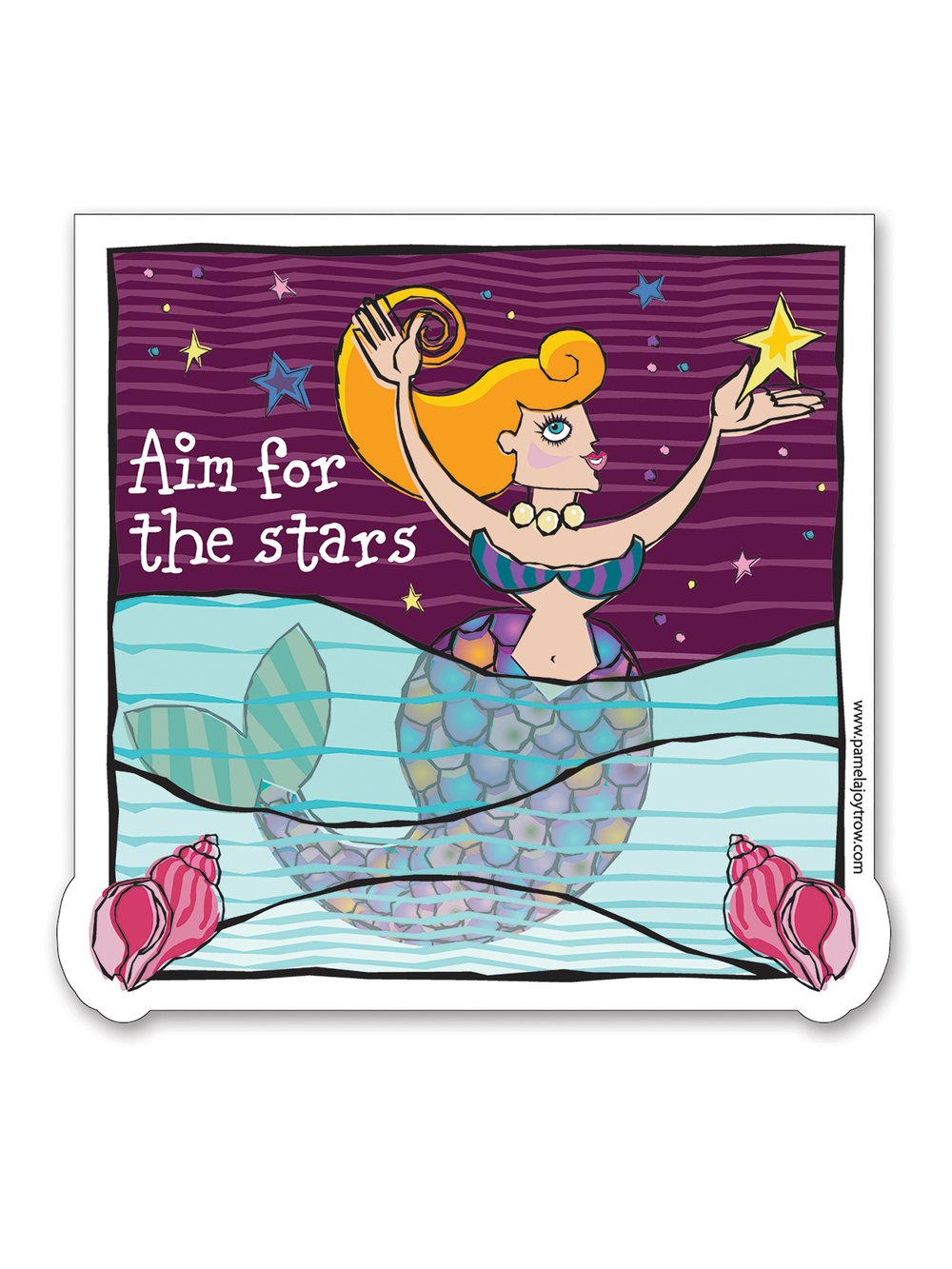 Unicorn Sticker- Embrace Your Magic Fantasy Decal — The Art of Pamela Joy  Trow