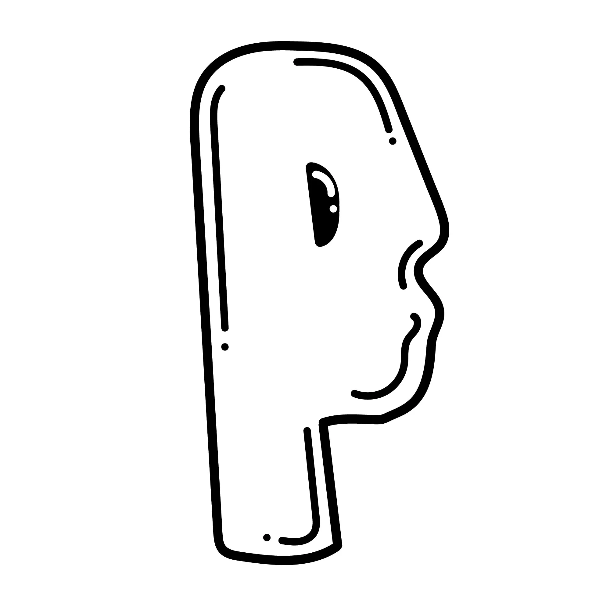 Stylized Letter P