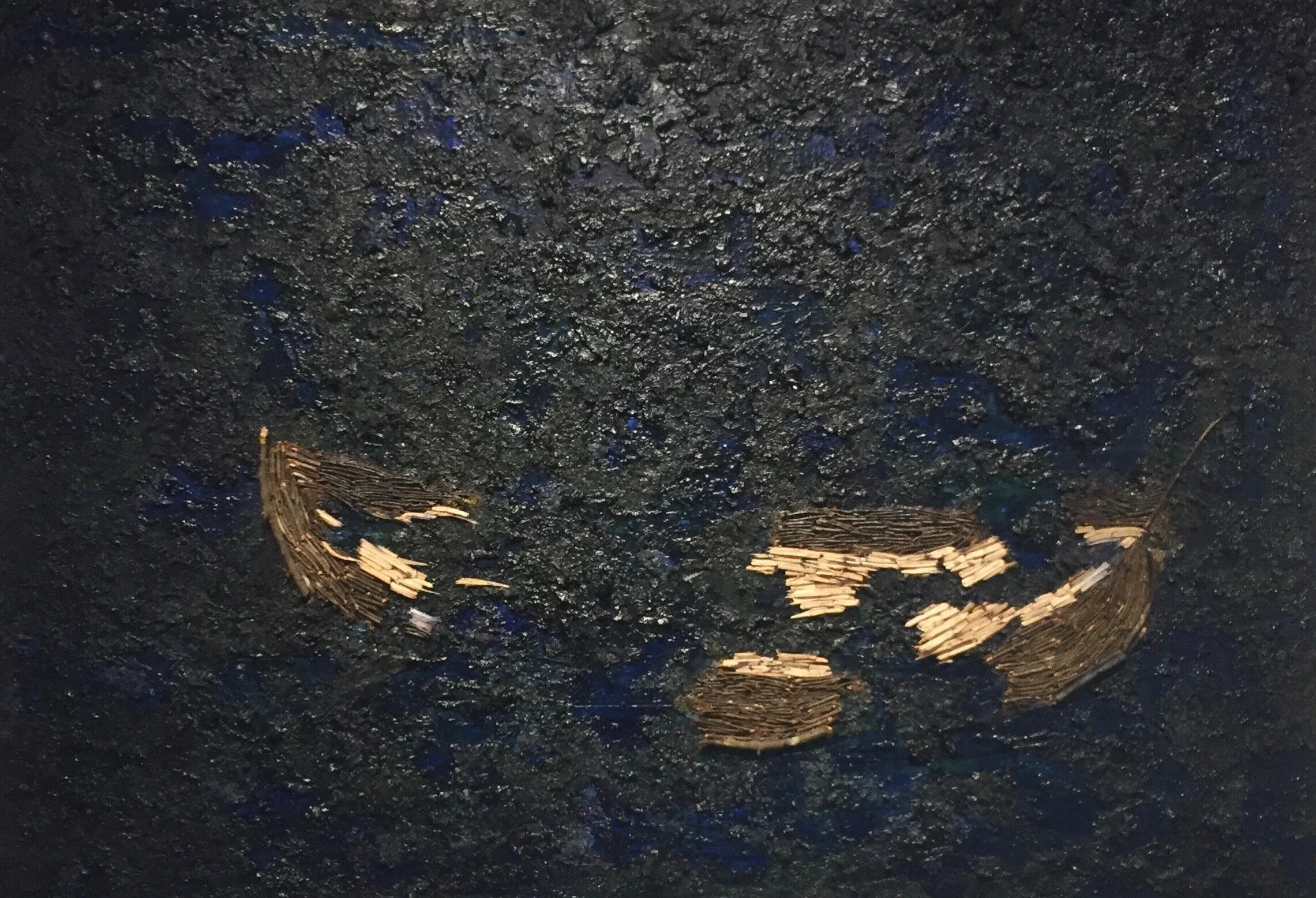 "Thalassophobia" - Mixed Media - Sold -Currently resides in Elon University Permanent Collection 