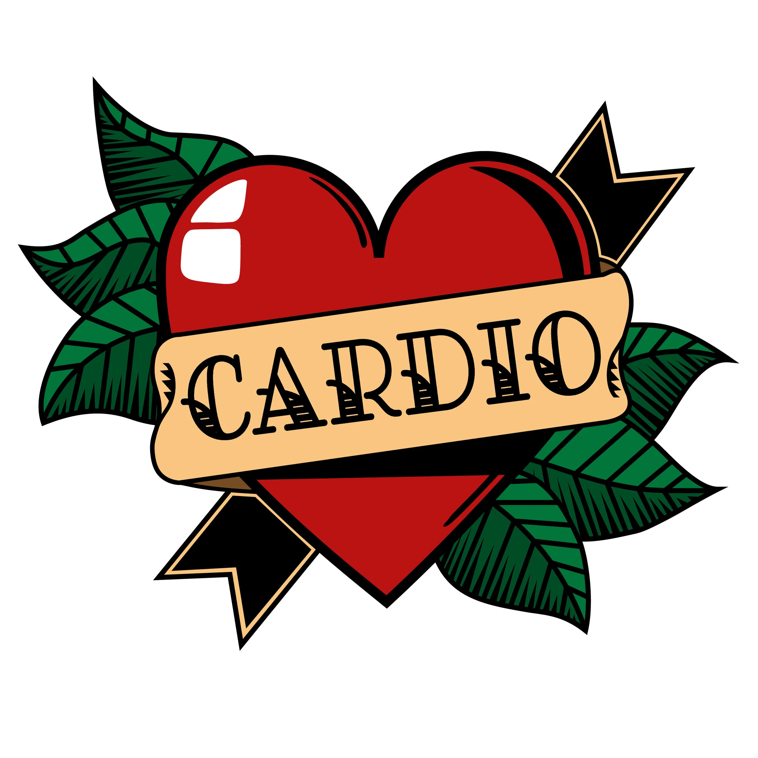 "Cardio" - T-Shirt Design