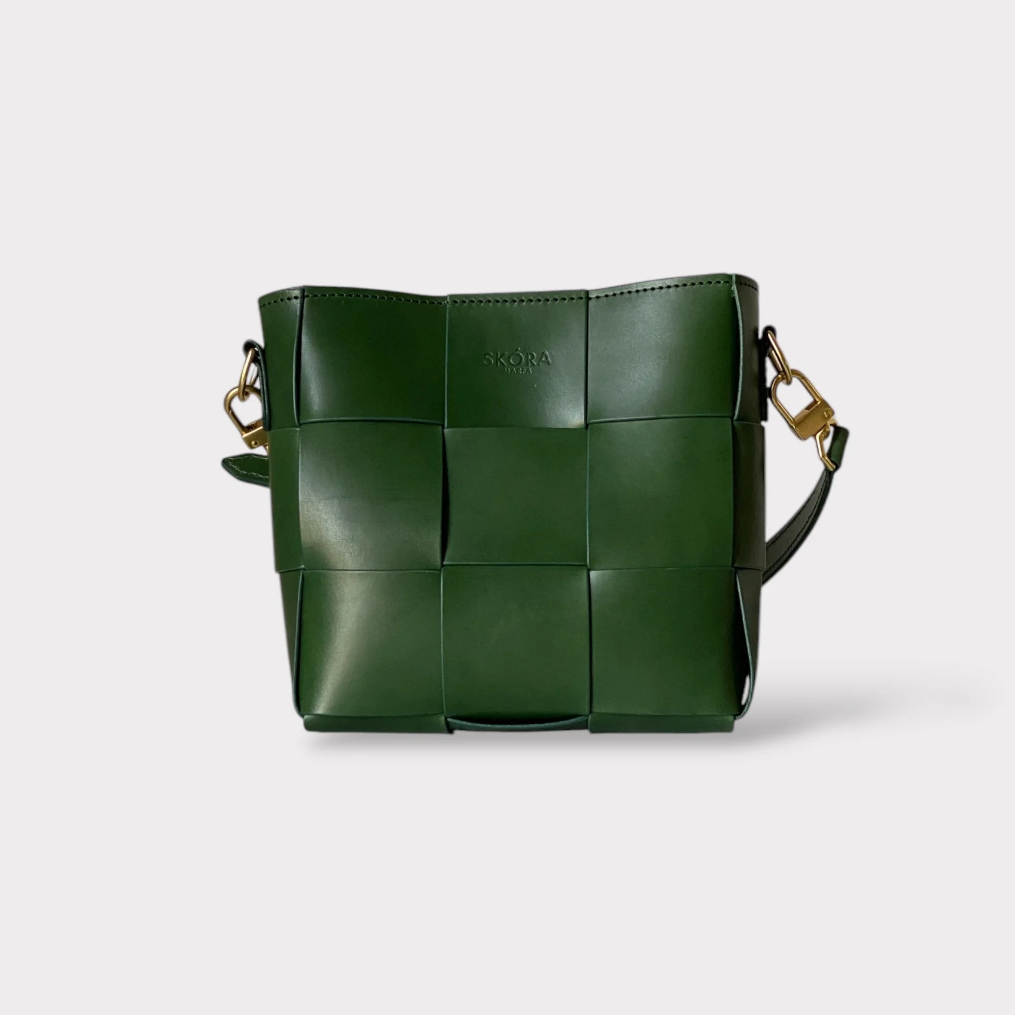Small Triada Bag in Forest Green