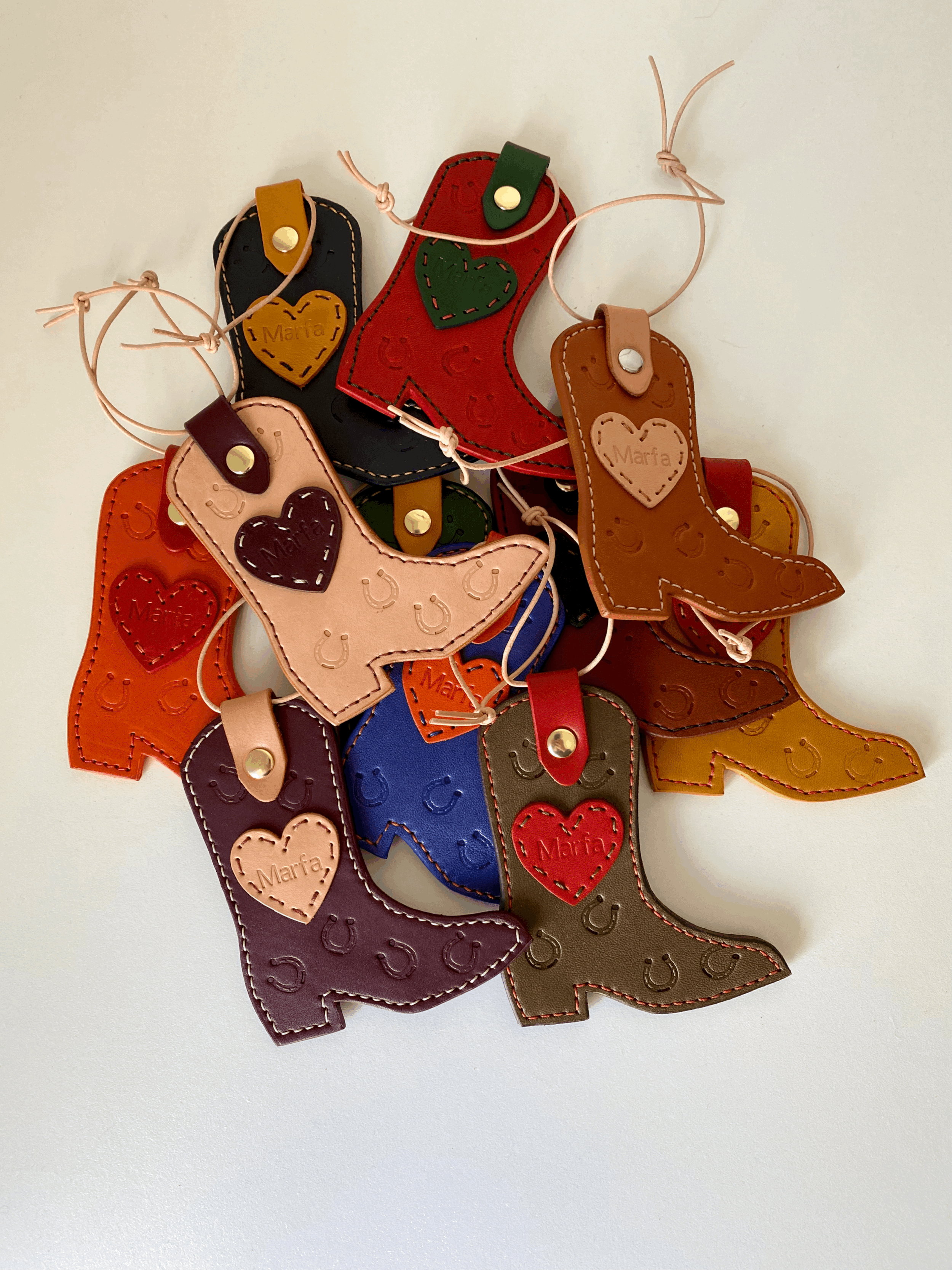 Hand-Stitched Cowboy Boot Ornament