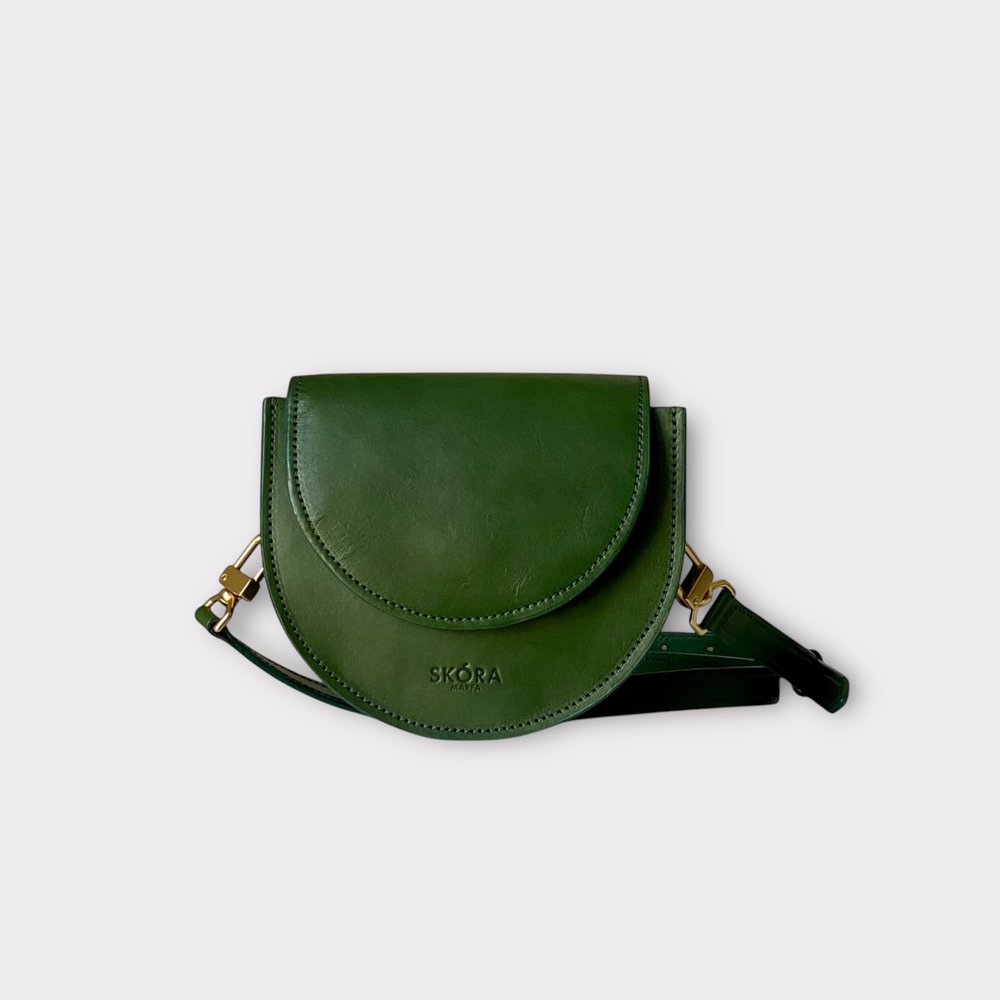 Forest green purse sale