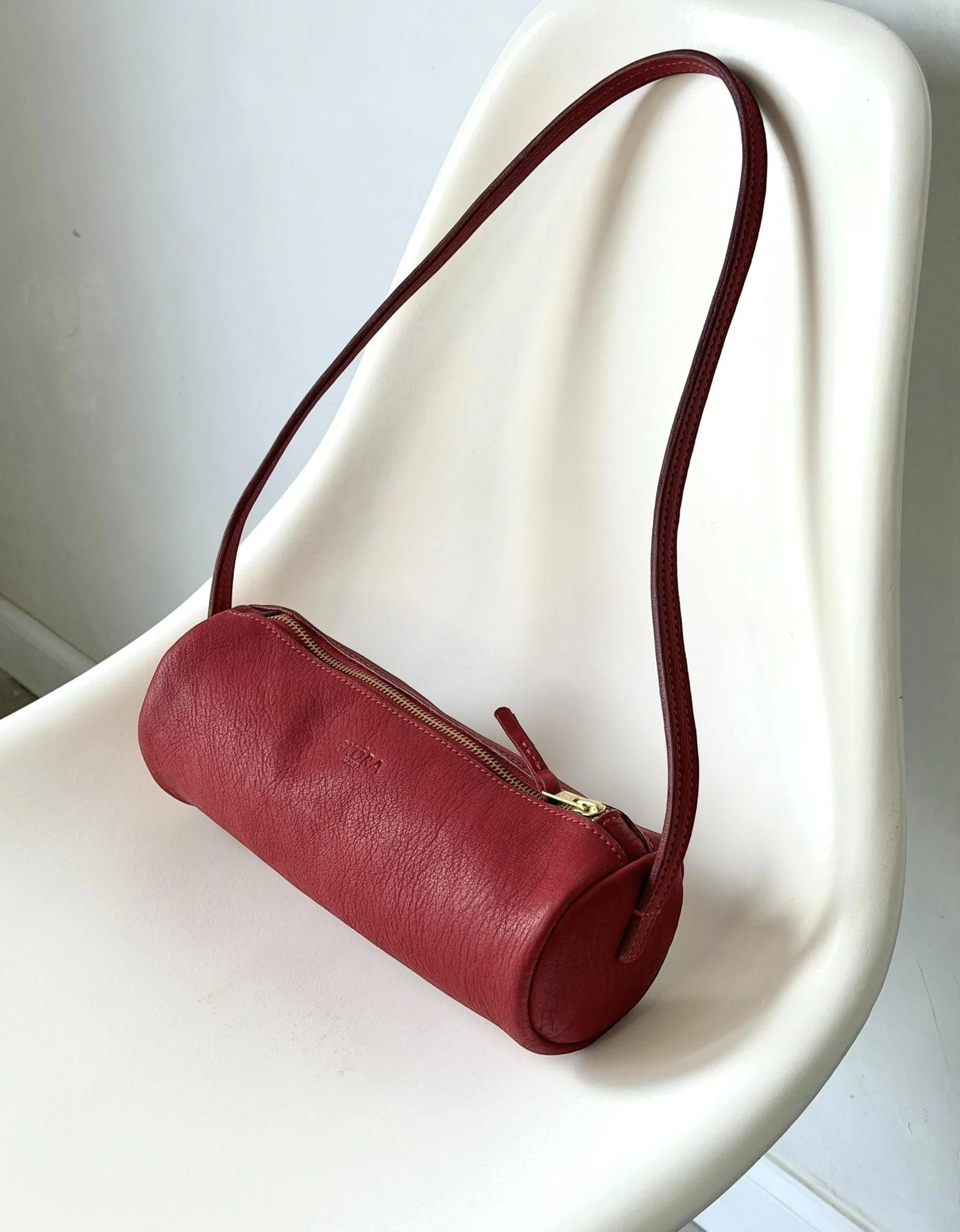 Red Cylinder Bag Skora Marfa 3.jpg