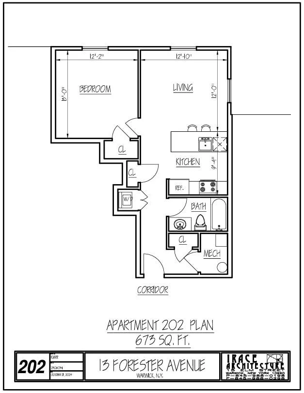 floor plan 1 bedroom