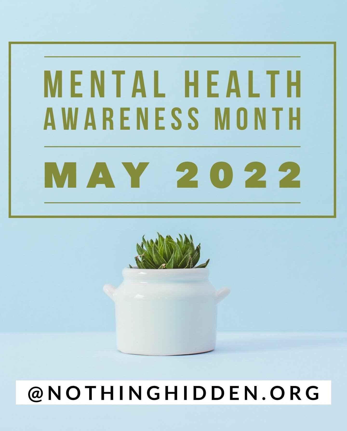 MAY IS MENTAL HEALTH AWARENESS! Do you need to learn more about the struggle of Mental Health to help someone you know❓