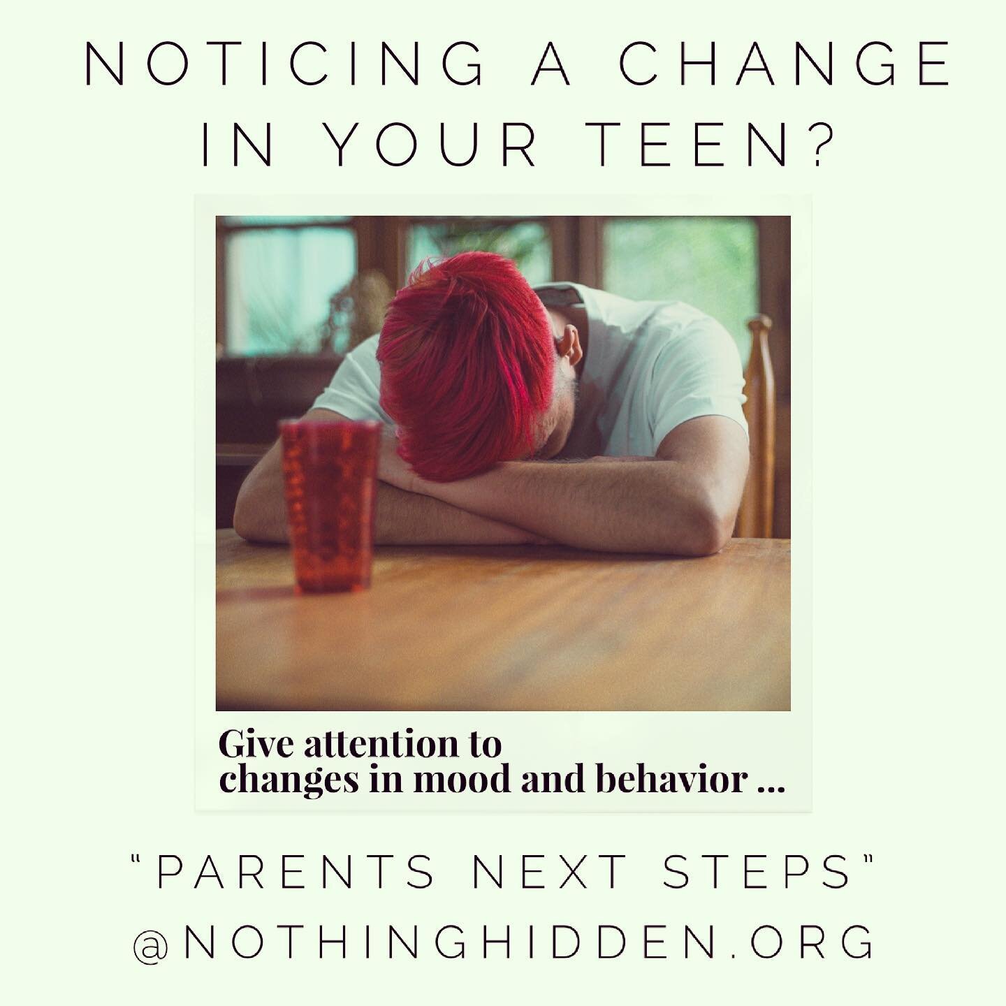 YOU may have observed some concerning behavior in your child which makes you realize action is necessary in order to begin moving in a direction of wellness. 

OR your child has come to you --consider it serious! I found it means, &ldquo;please help 