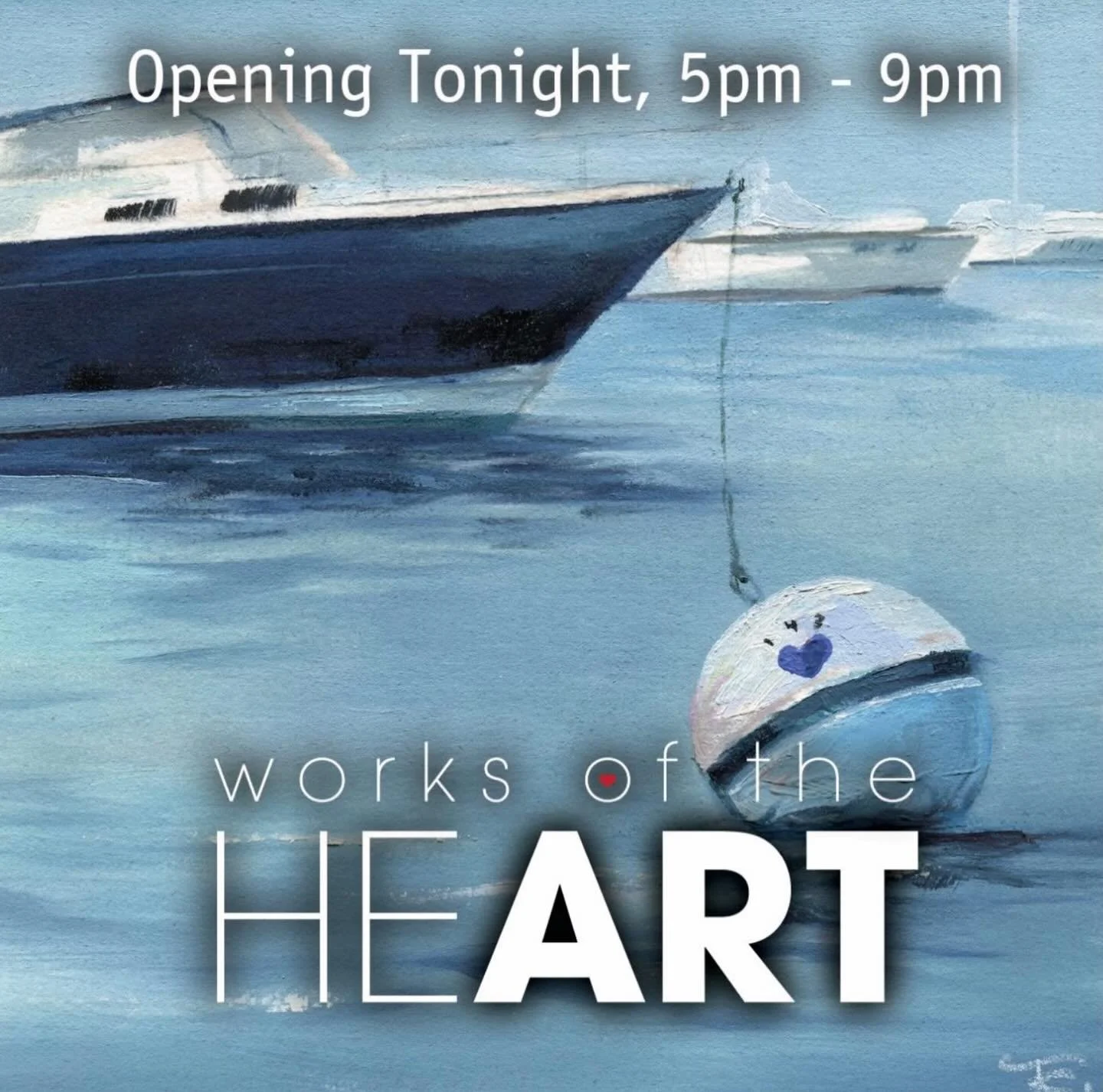 Works of the HeART opens today @nativescituate (such a wonderful local shop!) If you&rsquo;re on the South Shore go see all the lovely heart-warming artwork (over 70 entries! 🖼️ 🩵)
This is one of my two pieces, &lsquo;Love You Moor&rsquo; (oil on p