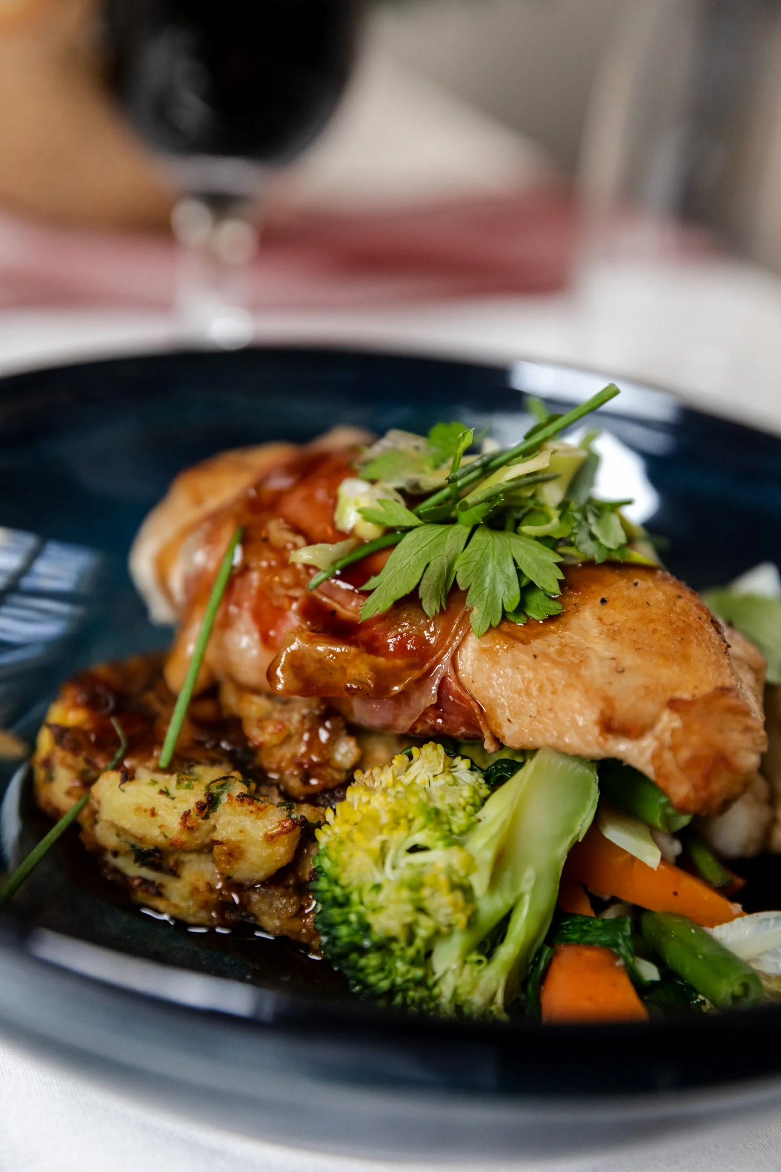 Meal from Stockmans Restaurant in Hobart