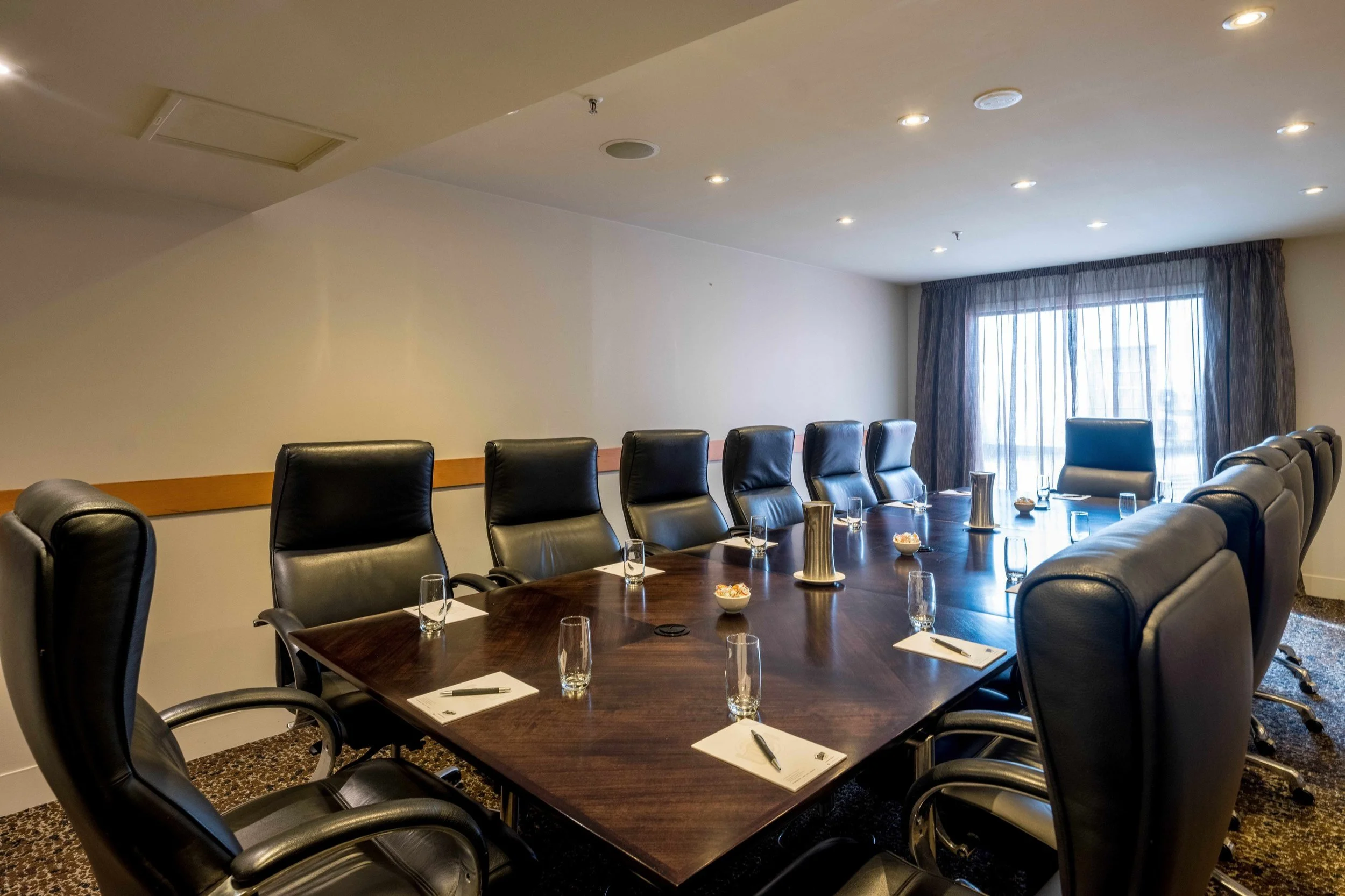 Boardroom for meeting in Hobart, Tasmania