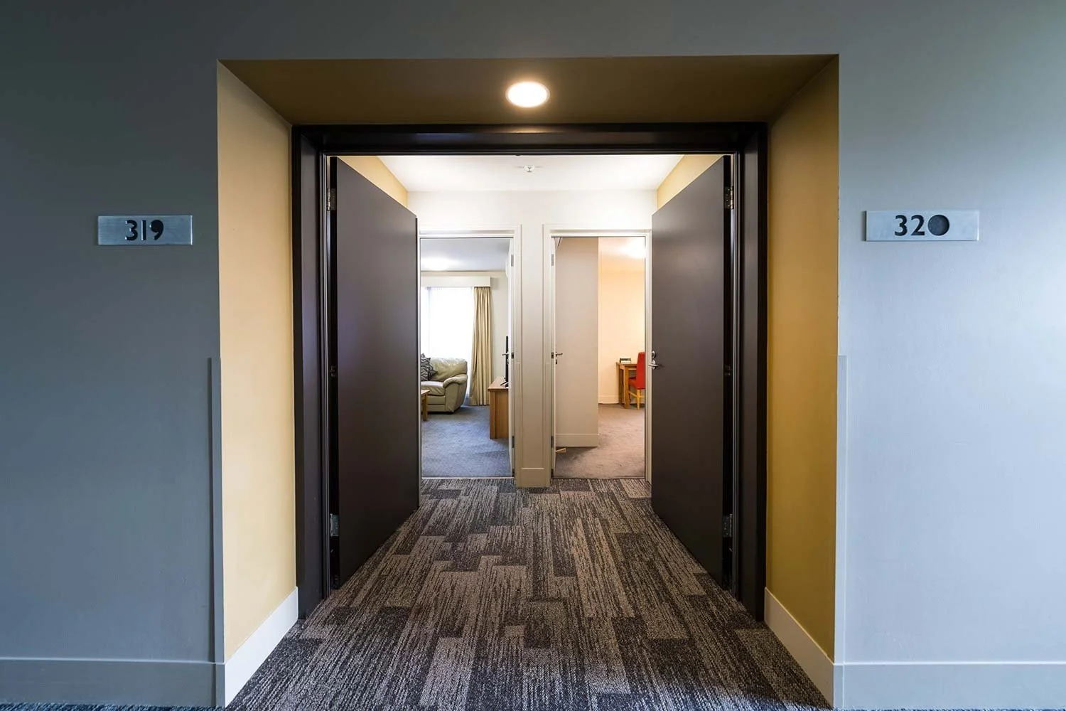 Secure connected apartment entry at The Old Woolstore