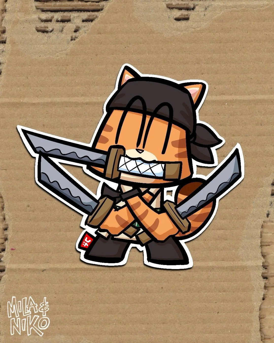 Another straw hat, Zoro! #milaandniko #stickers #procreate #zoro #onepiece