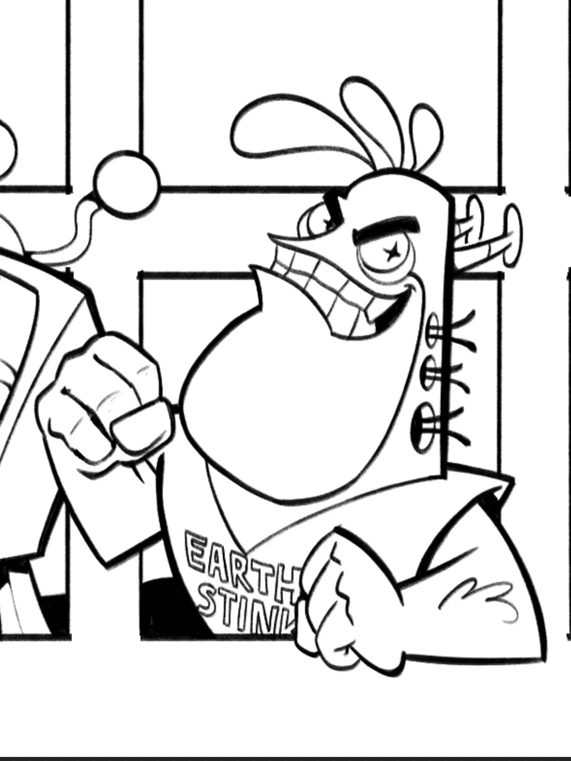 JuneToon day three promp #PLANET this is a super blast from the past, Beef Bonk, from Galaxy High School 

#junetoon #junetoon2026 getatom @haroartist @mithic_comics @jvninja01 @crywolf_comics