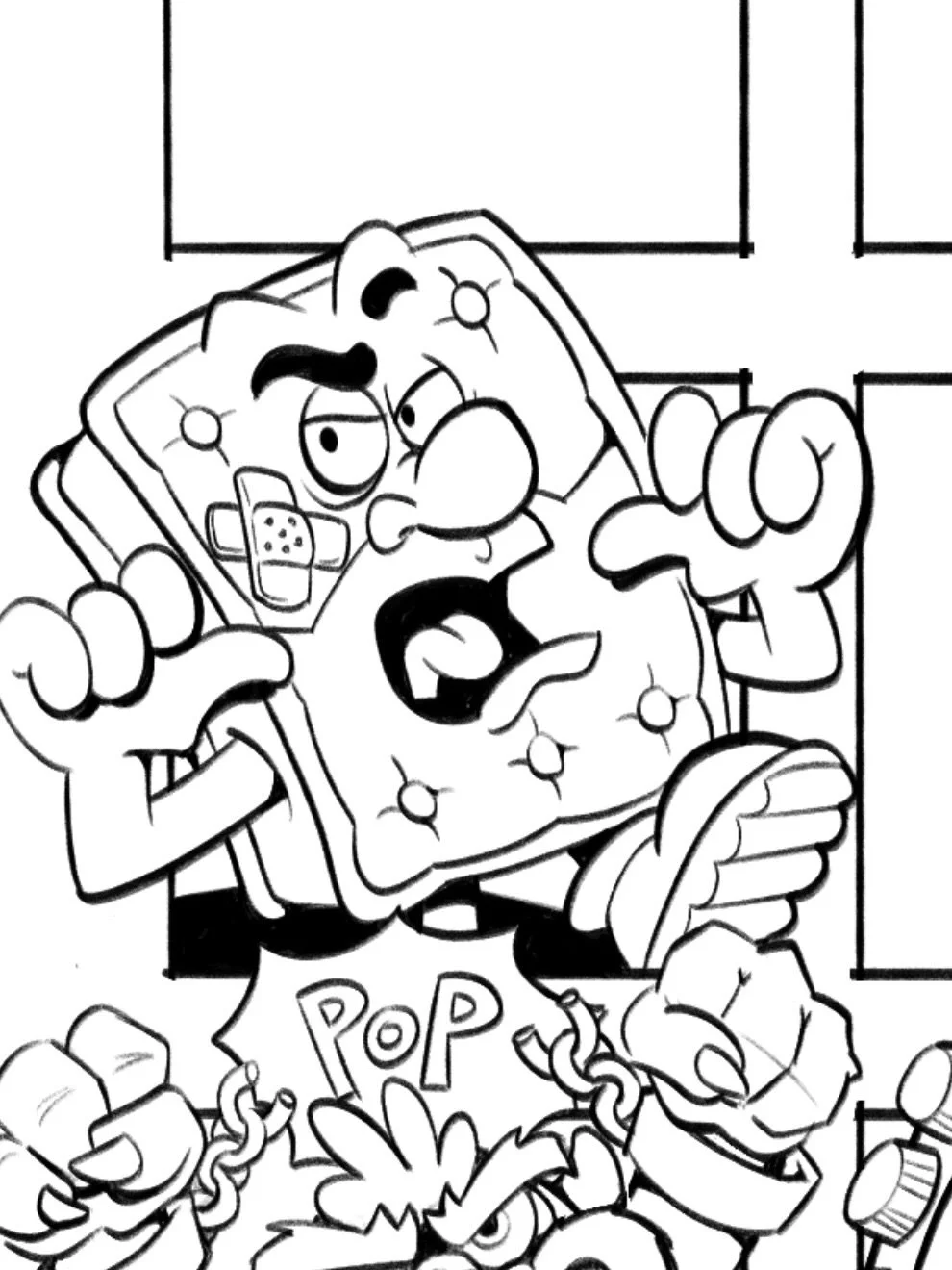JuneToon day 6 prompt #villian this is a super deep cut, who remembers Miserable Mattress from Juniper Jungle which I think we actually created by the awesome Bobby Ball (the short half of Cannon and Ball) 

#juniperjungle 

#junetoon #junetoon2026 g