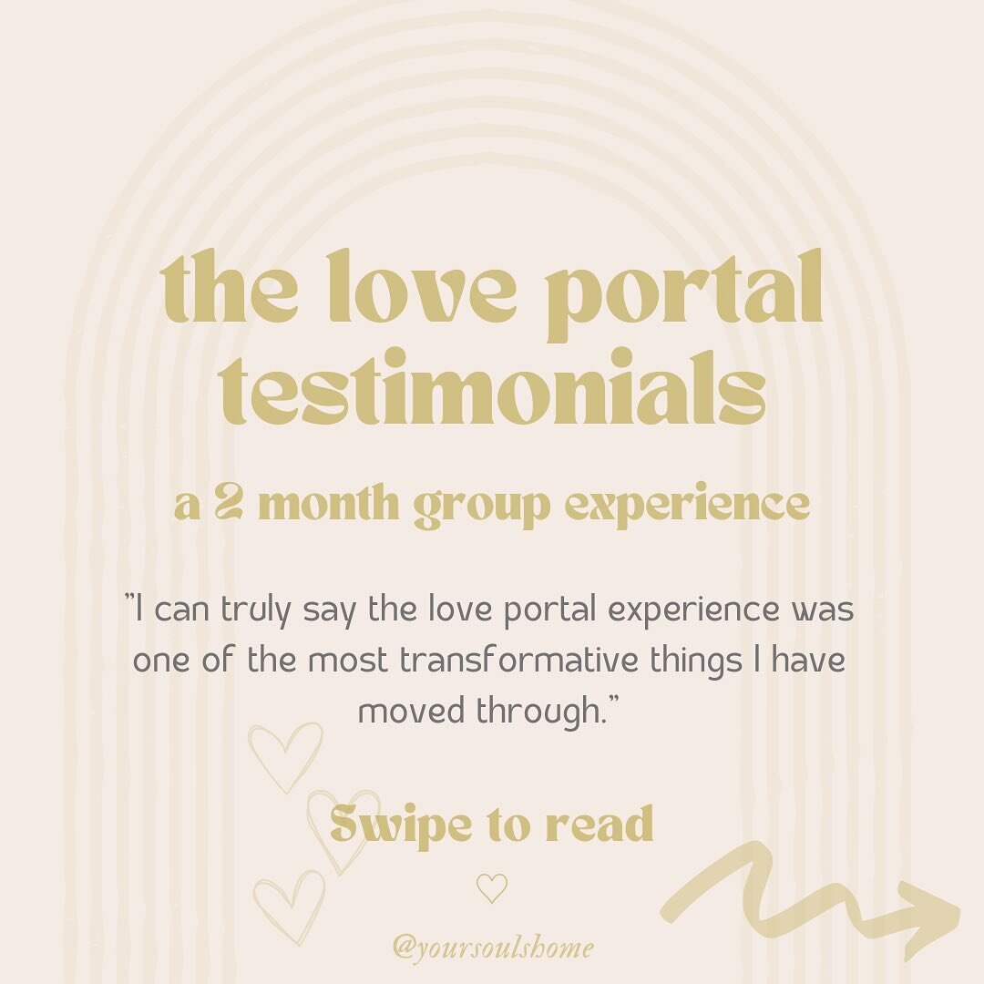 The Love Portal group experience is back! Swipe to read some of the incredible feedback I received last time we came together in this way 🤗🙏🏻🔥⁣
⁣⁣
To recap, this 2 month group experience encompasses; ⁣⁣
⁣⁣
✨x4 deep-dive written akashic records re