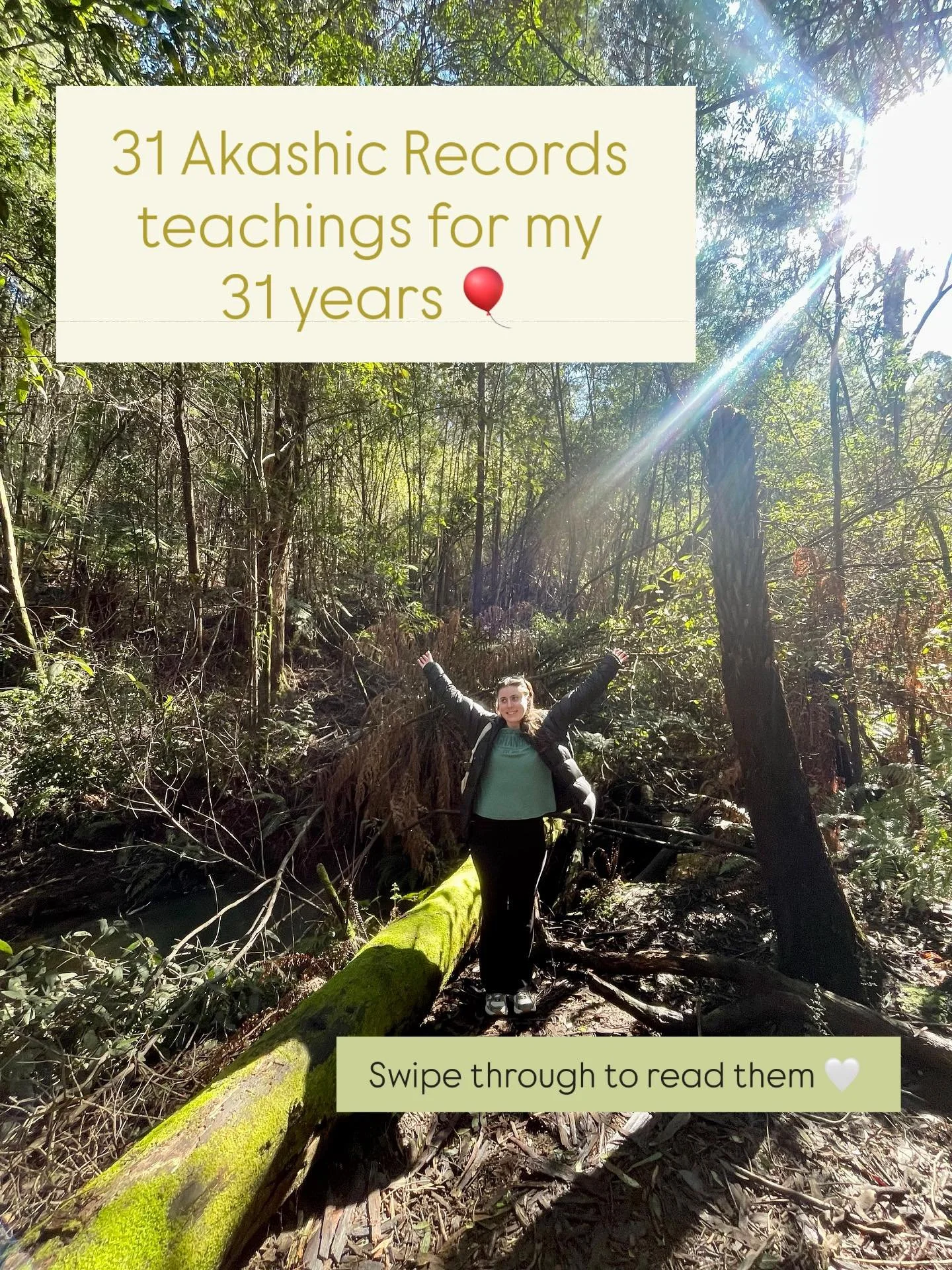 I turned 31 on Sunday! 🎈&amp; decided to reflect on 31 of the many, many, MANY teachings that the Records have really ingrained in me over the last 6 years - from ages 24-31 - that&rsquo;s wilddd 🌿 if 22 year old ebony could see me now 🥹 Swipe thr