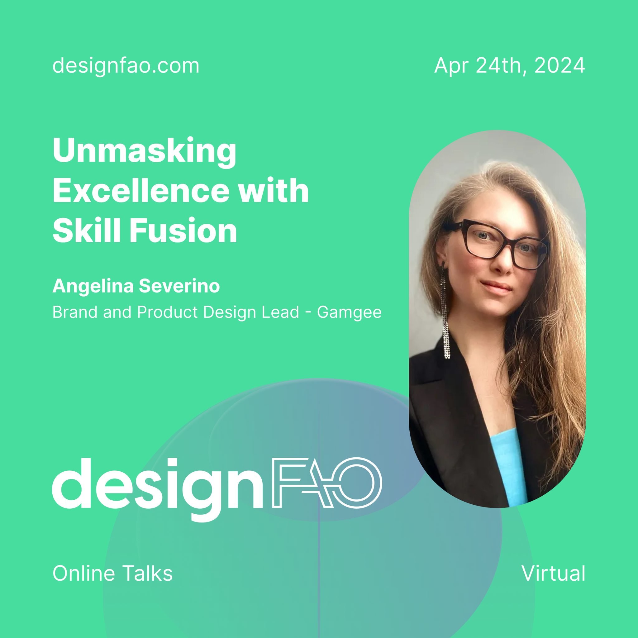 If you are feeling stuck with a plain resume, this talk is for you. 
Just imagine a show-stopping presentation that comes alive with your combined design skills!

Join design rockstar Angelina Severino at designFAO online series.

In this session, yo