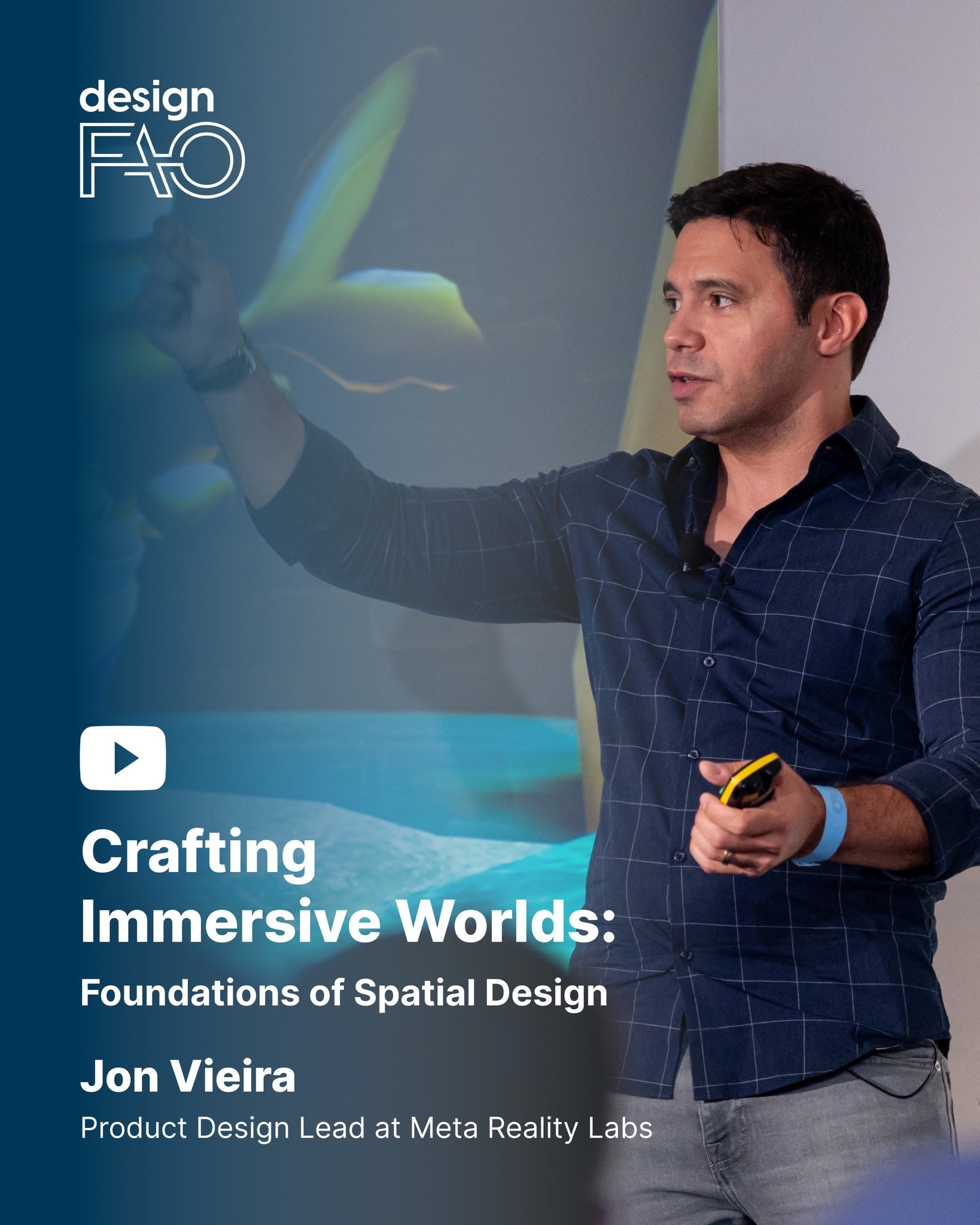 Crafting Immersive Worlds: Foundations of Spatial Design by Jon Vieira

In his recent talk at designFAO 2024, @jonsvl  Vieira explored the foundations of VR environmental design, focusing on crafting immersive worlds. 

He discussed the key elements 