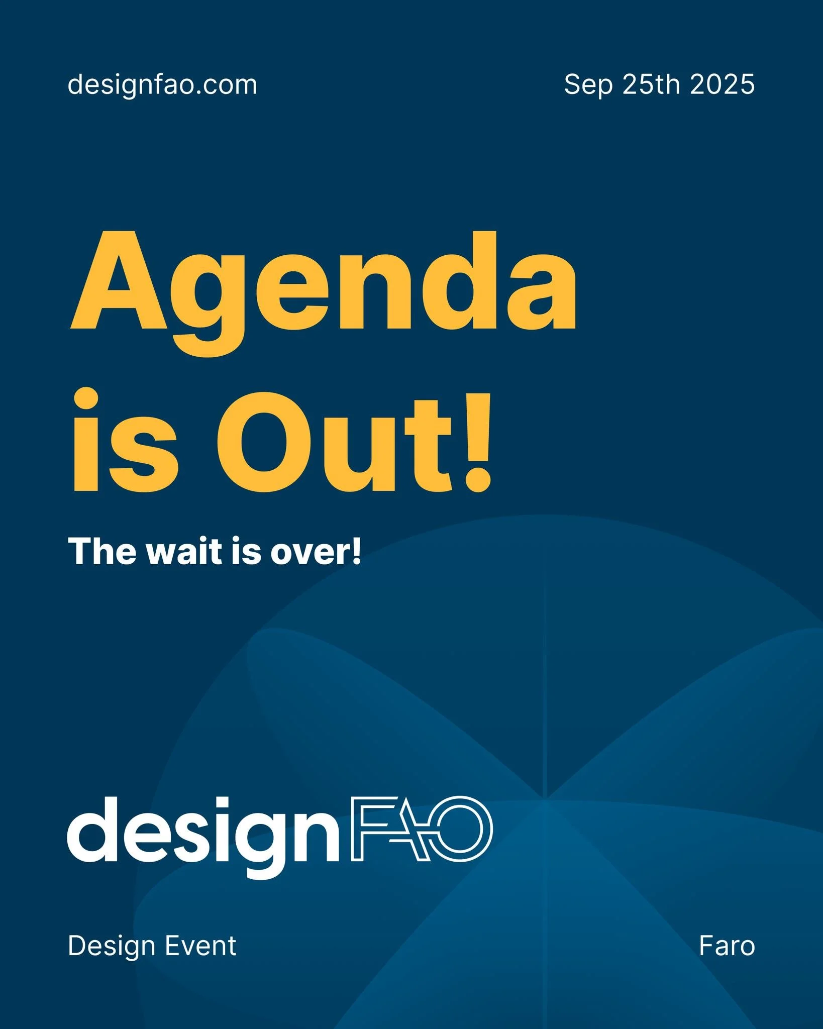 Get ready for a creative blast on 25 September.

Exciting talks, delicious food, and awesome networking &mdash; all happening on a boat cruising the stunning Ria Formosa, sunset views, and a dinner with the speakers to wrap it all up.

Check this out