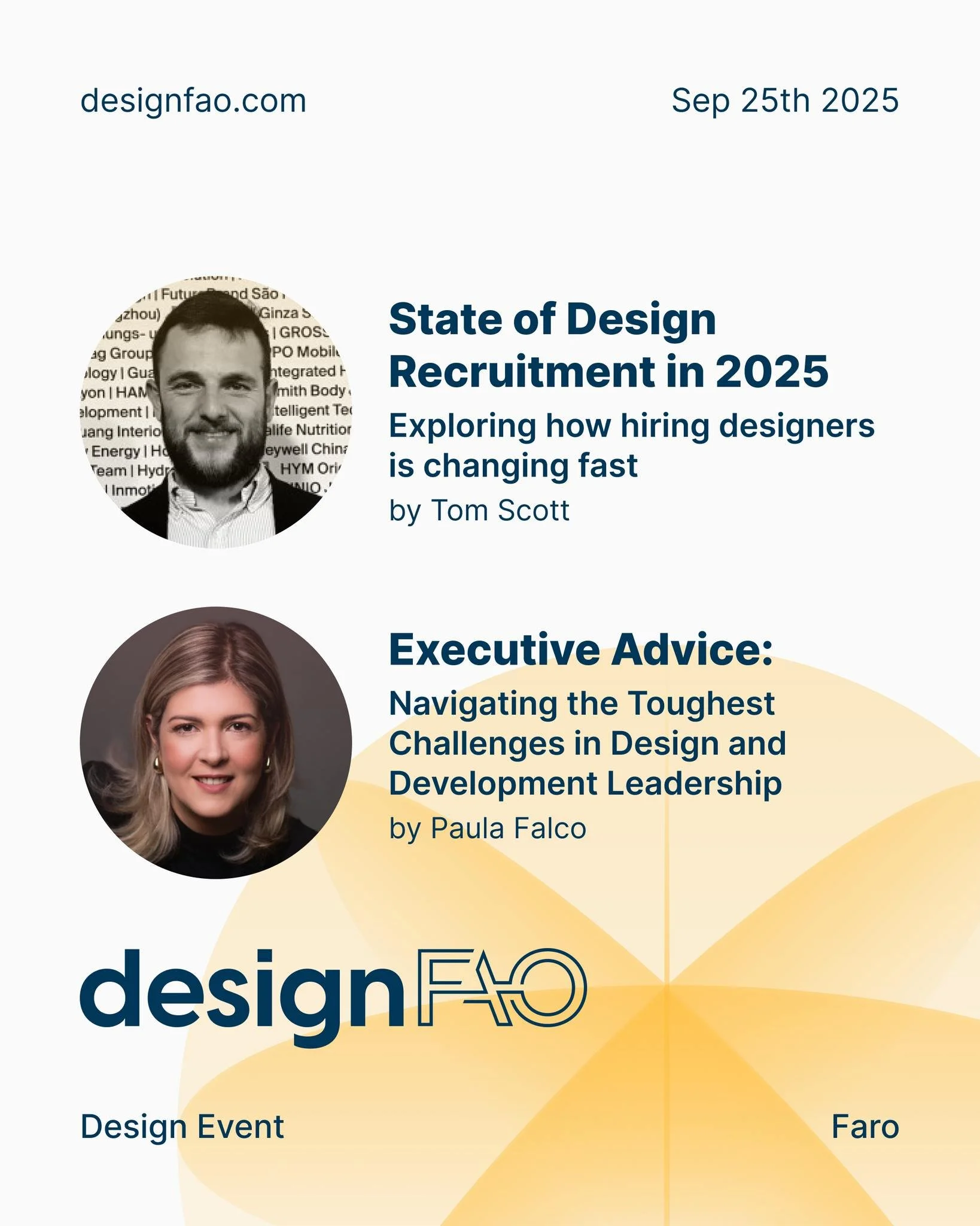 Explore the evolving landscape of design in 2025. From how companies are rethinking how they hire designers, to executive-level insights on overcoming today&rsquo;s toughest leadership challenges in design and development.

Tom Scott
Hiring designers
