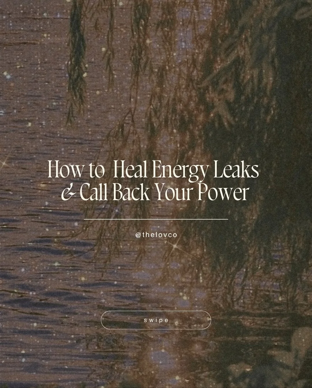 Your energy is sacred and sometimes it needs some extra love and support✨Leaks in your field can impact everything from your mood, health and happiness to your ability to move forward towards your dreams &amp; goals, and the people &amp; opportunitie