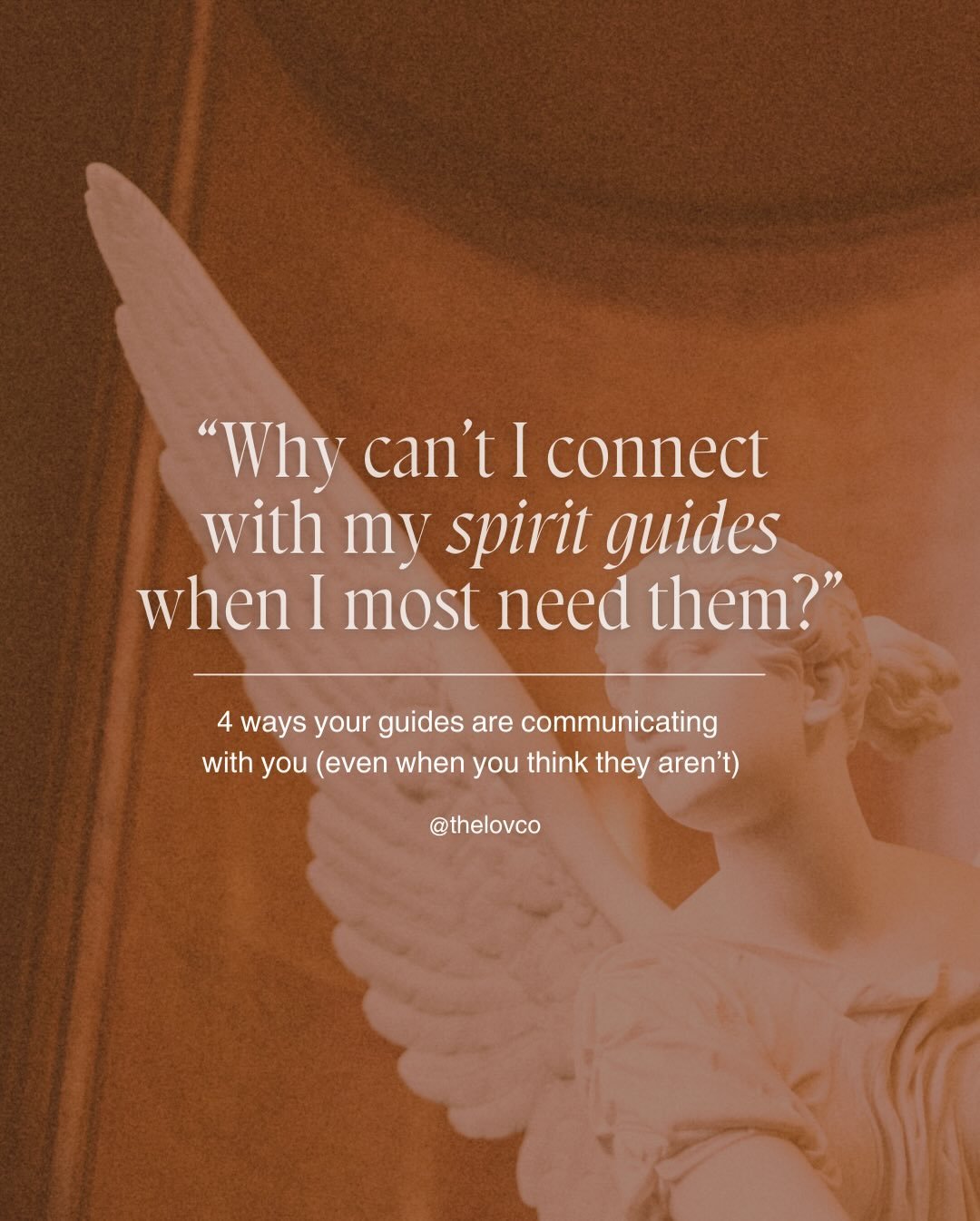 When I was moving through a big life change in my early 20s, I desperately needed to know that my guides were with me. But anytime I tried to connect, ask for guidance or signs, all I felt I was met with was silence. 

I remember at one point even be