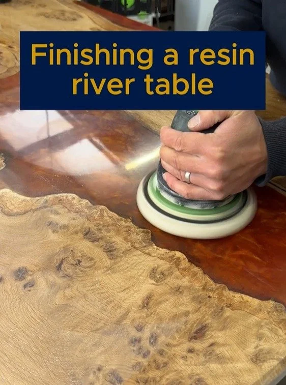 Finishing a Resin River Table.

Here we are showing the process of sanding and polishing a river table that has had 2 layers of a 2-part polyurethane coating to a high gloss finish.

#epoxy #epoxyresin #resin #rivertable