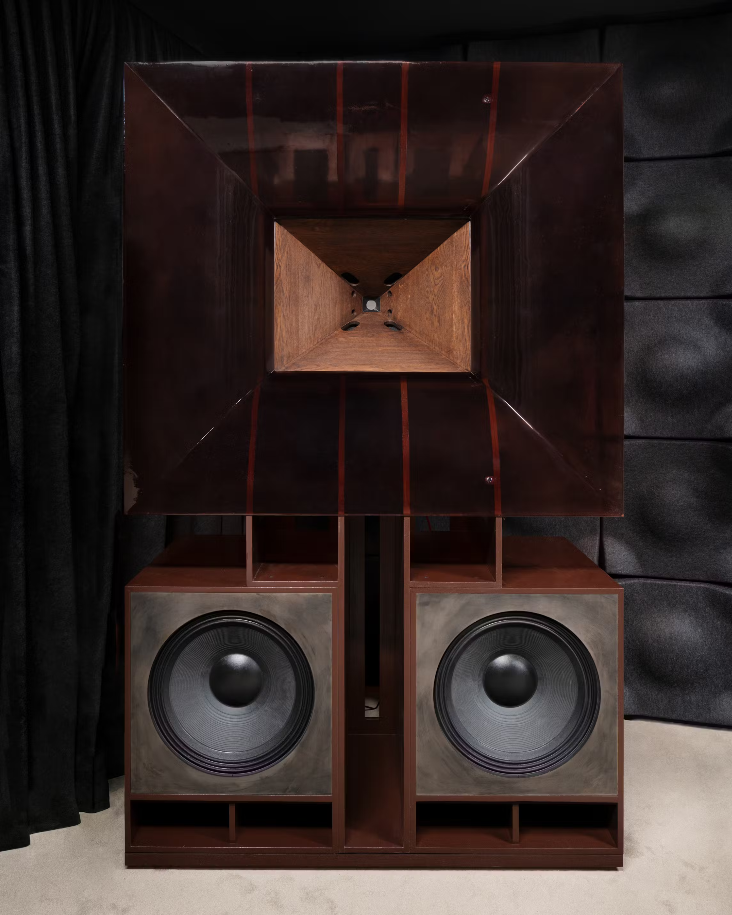 Set of 2 Resin Speaker Horns