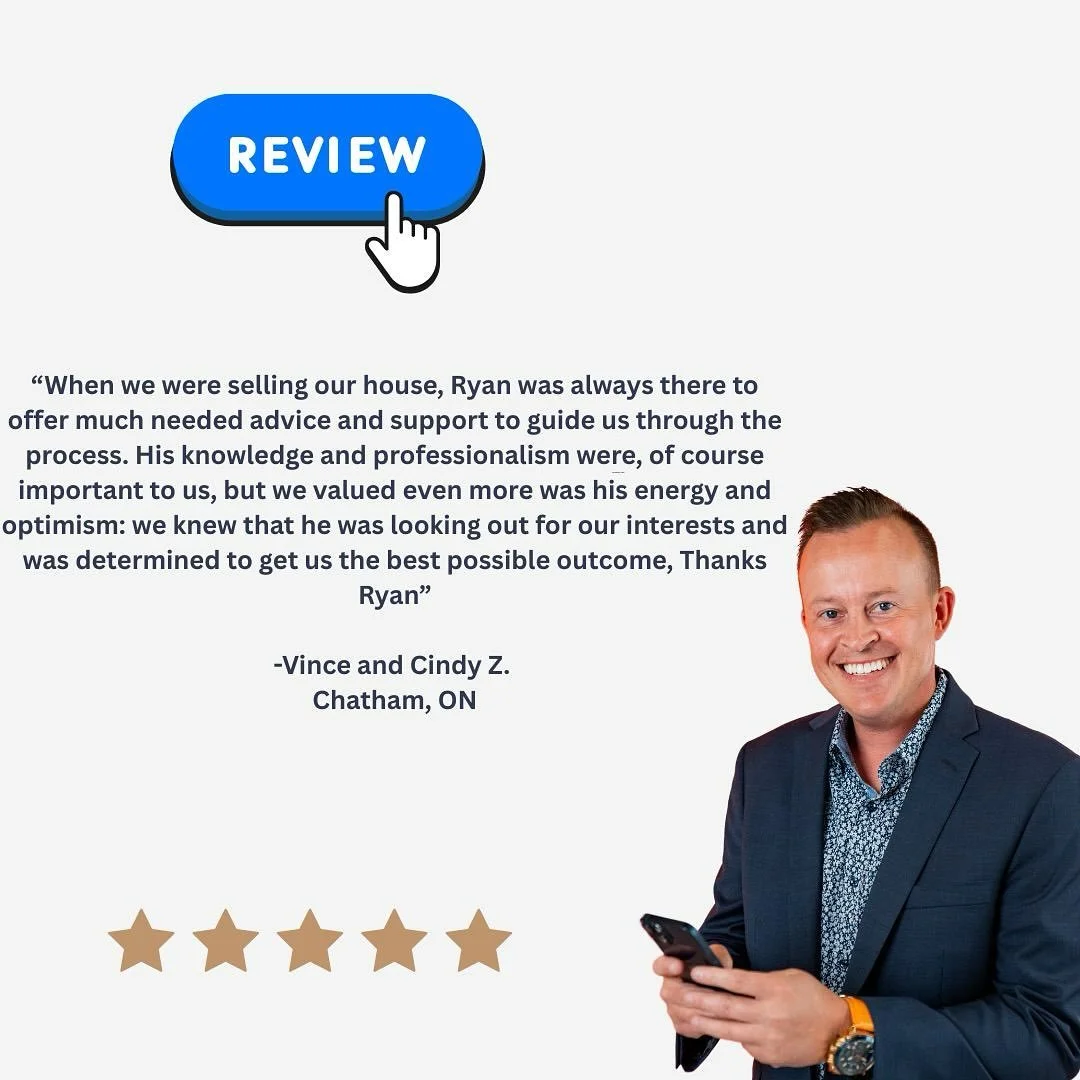 🥳They said it!

Thank you Vince and Cindy for taking the time to write this Google review! It was a pleasure working with, and getting to know you both! 
🖊️🖊️
🍂 Looking to buy or sell this fall?
Reach out today!
📲📲519-351-8690

🇨🇦 
#ckont #go