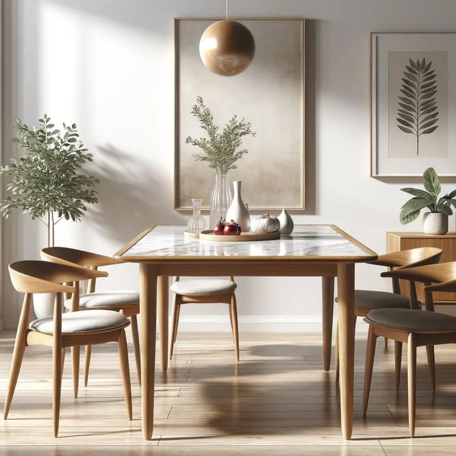 Linger a little longer at the dining table this season 🎄It&rsquo;s the heart of the home, especially when it&rsquo;s shared with the warmth of good company and the comfort of a freshly brewed cup ☕️🫖

#TimelessTables #HomeChic #DiningDecor #midcent