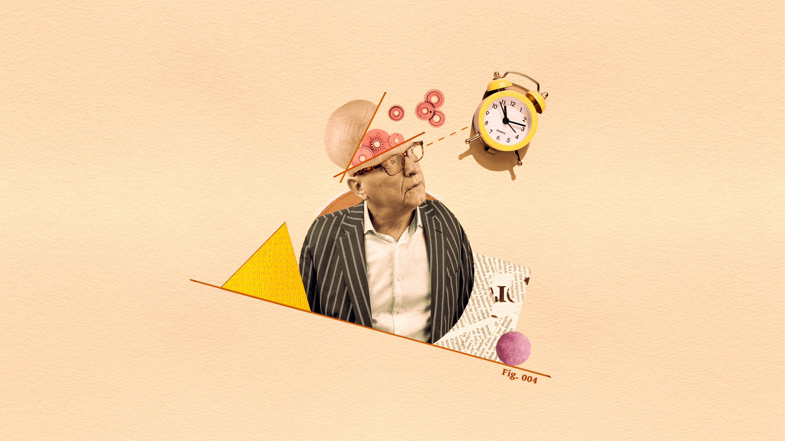 Editorial Collage - Balancing Time