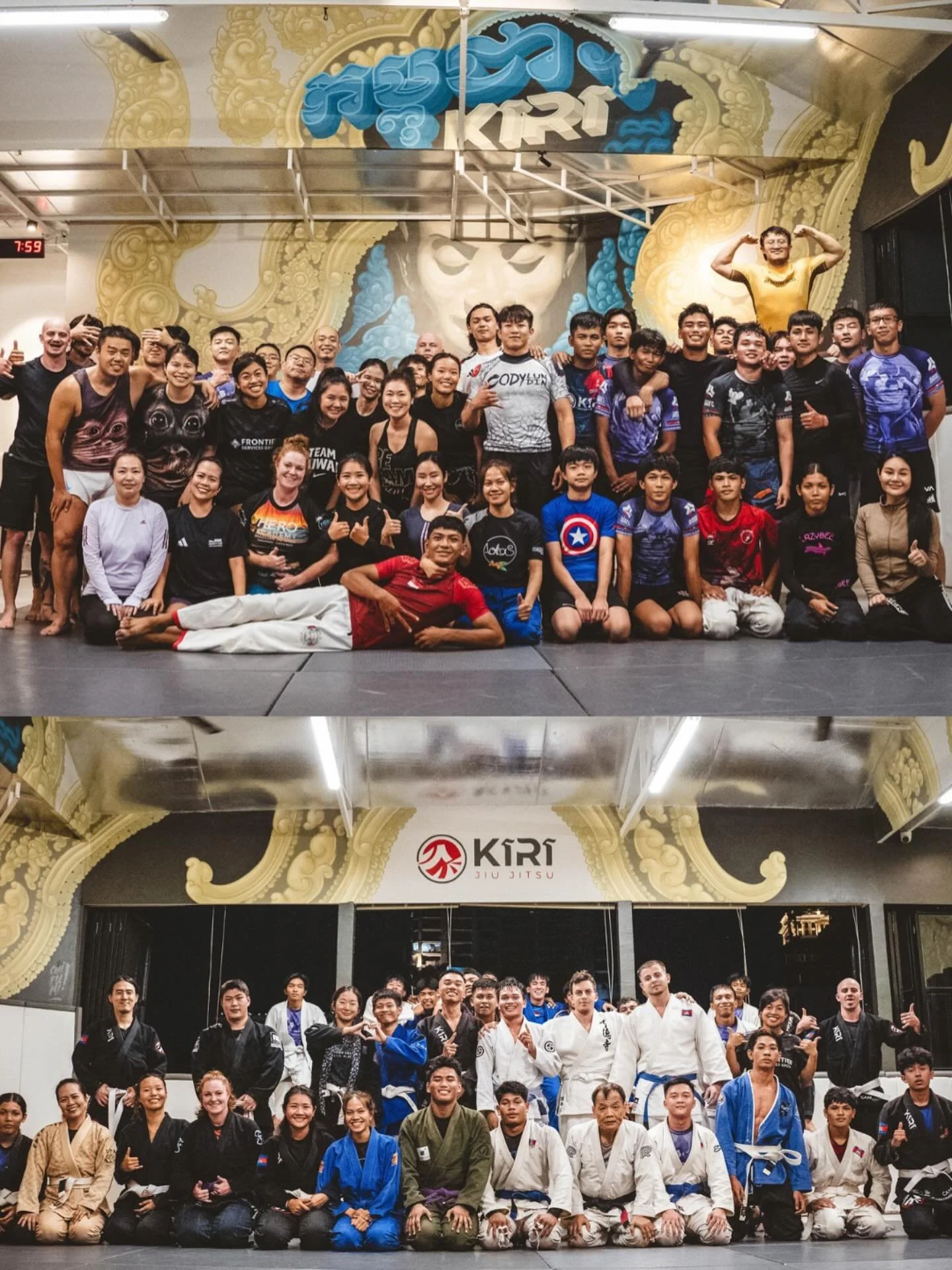 Big up to @susu_running_team members for joining their first Jiu-Jitsu class last night! Great energy ⚡️

🥋 𝗞𝗜𝗥𝗜 𝗝𝗶𝘂 𝗝𝗶𝘁𝘀𝘂 
🇰🇭 Train hard. Learn fast. Have fun. 

✅ 𝗕𝗲𝗴𝗶𝗻𝗻𝗲𝗿 𝗳𝗿𝗶𝗲𝗻𝗱𝗹𝘆 &ndash; all levels welcome 
⛩ 𝗖𝗲𝗻