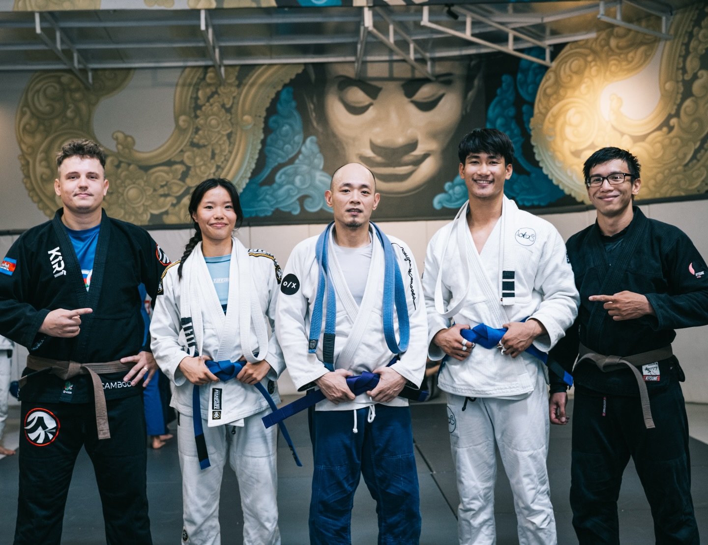 Congratulations to everyone who earned a belt promotion yesterday! 🎉 

🔵 Nathalie &mdash; Blue Belt
🔵 Meng Leang &mdash; Blue Belt
🟣 Joe &mdash; Purple Belt

A big thank you to everyone who came out and celebrated with us yesterday. More photos c