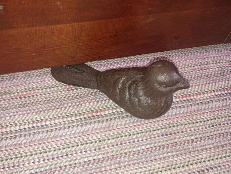 Cast Iron Bird Doorstop