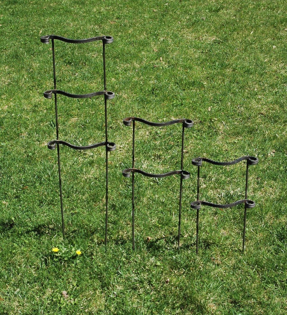 Small Outdoor Garden Metal Plant Support Bronze Finish - Frost Resistant, Protective Coating main image 0