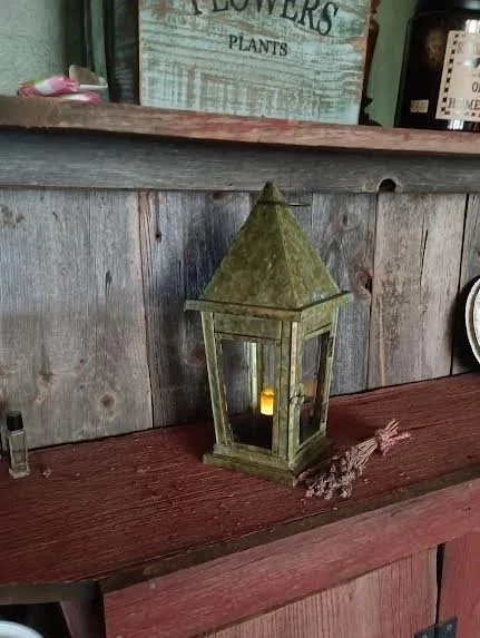 Indoor/Outdoor Tin Lantern