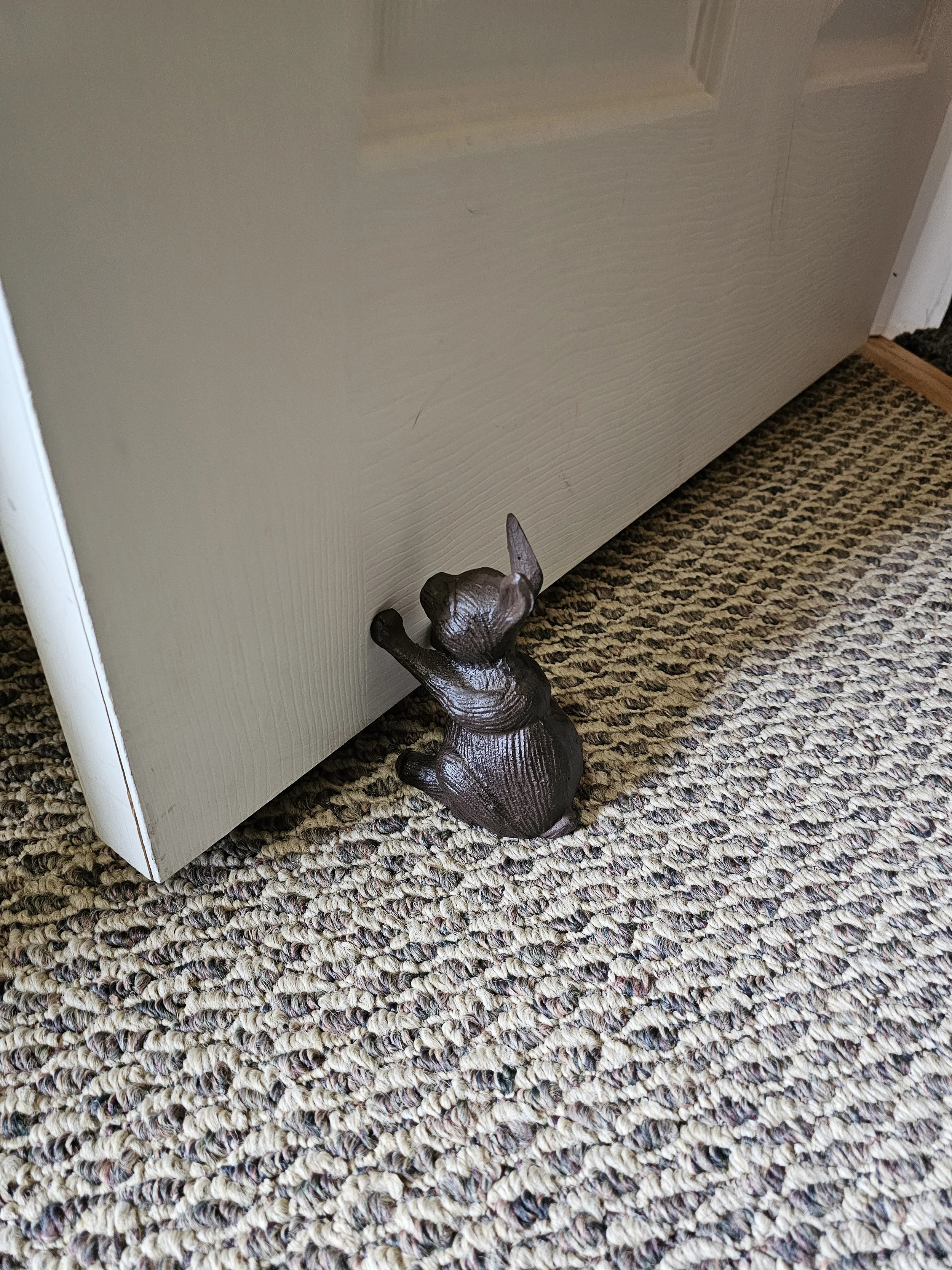 Cast Iron Bunny Doorstop