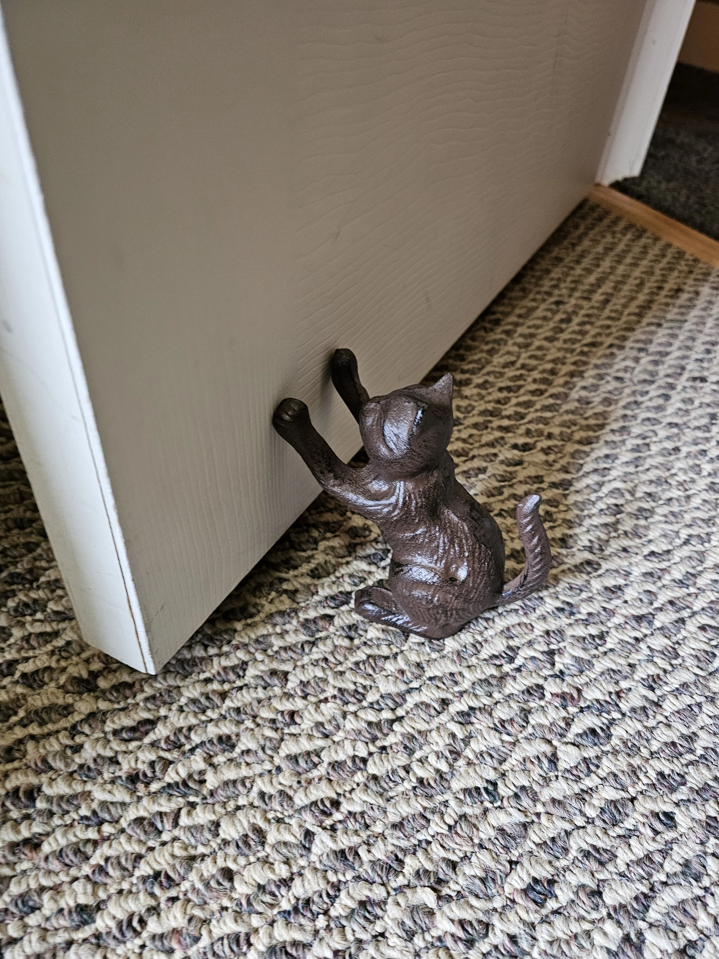 Cast Iron Cat Doorstop