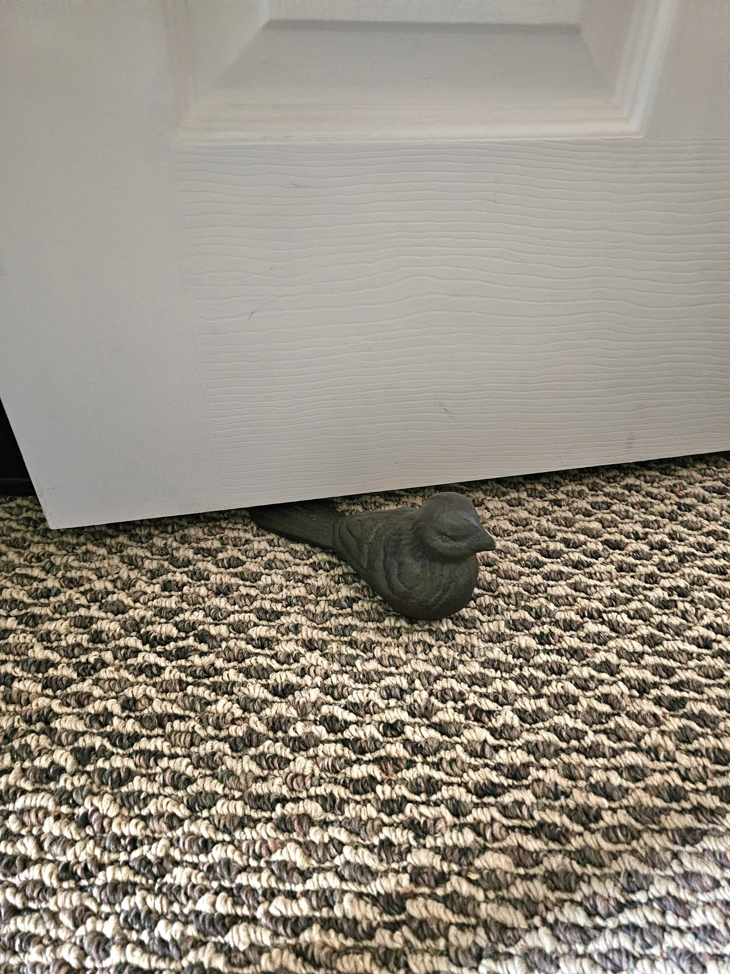 Cast Iron Bird Doorstop