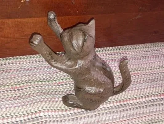 Cast Iron Cat Doorstop